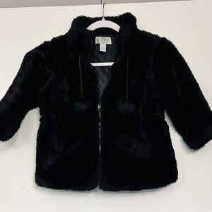 The Children's Place Black Puffer Jacket Plush and Cozy